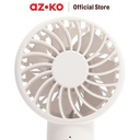 AZKO Memoo Kipas Angin Portabel Mini Rechargeable 500 mah - Putih Portable Fan Kipas Mini Travel Serbaguna Kipas Angin Isi Ulang Penyejuk Udara