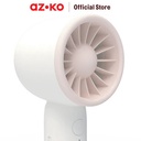 AZKO Memoo Kipas Angin Rechargeable 800 mah - Pink/Putih Portable Fan Kipas Mini Travel Serbaguna Kipas Angin Isi Ulang Penyejuk Udara