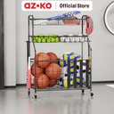 AZKO Masterspace Rak Penyimpanan Bola Serbaguna Organizer Serbaguna Tempat Simpan Barang Multifungsi Rak Storage Perlengkapan Olahraga