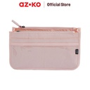 AZKO Ataru Tas Kosmestik Dengan Front Kompartemen Tas Makeup Organizer Alat Dandan Storage Bag Pouch Kosmetik - Pink