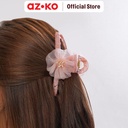 AZKO Ataru Jepitan Rambut Bunga Hair Clip Claw Aksesoris Jepitan Cewek Penjepit Hiasan Rambut Wanita Aksesori Kepala - Hijau
