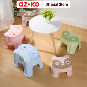 AZKO Kindla Bangku Anak Owl Shape Random Tempat Duduk Anak Kids Stool Bangku Plastik - M