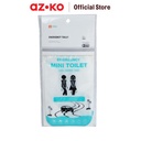 AZKO Ataru 700 ml Set 2 Pcs Toilet Bag Darurat Kantong Urin Plastik Toilet Travel Tempat Buang Air Kecil Darurat Perlengkapan Traveling