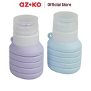 AZKO Passport 110 ml Set 2 Pcs Botol Travel Toiletry Travel Bottle Perlengkapan Traveling Water Drinking Bottle Botol Air Bpa Free Wadah Minuman Perlengkapan Minum Drinkware