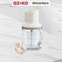 AZKO Kris 1.5 ltr Mini Chopper 500 watt Penghalus Bahan Masakan Pencincang Bawang Cabai Serbaguna Gilingan Bumbu Dapur Pemotong Makanan