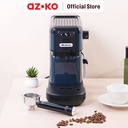 AZKO Ariete Espresso Maker 15 Bar - Hitam Mesin Pembuat Kopi Peralatan Minum Espresso Machine