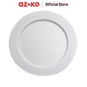 AZKO Kris Set 12 Pcs Piring Sekali Pakai Disposable Plate Wadah Makan Peralatan Makan