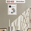 AZKO Arthome Bingkai Foto Meja Pf2025 Pigura Aesthetic Frame Tempat Foto Pajangan Dekorasi Rumah Figura - Cokelat, 4R