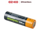 AZKO Krisbow Baterai Rechargeable 3000 Mah 15A 18650 Batre Isi Ulang Peralatan Elektronik Battery Rechargeable
