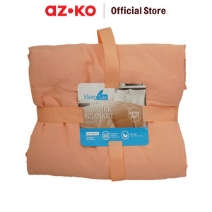 AZKO Sleeplite 150X200 cm Selimut Microfiber Summer Solid - Apricot Blanket Polos Kain Penghangat Tubuh Aksesoris Tempat Tidur Bedroom Accessories Perlengkapan Kamar Tidur