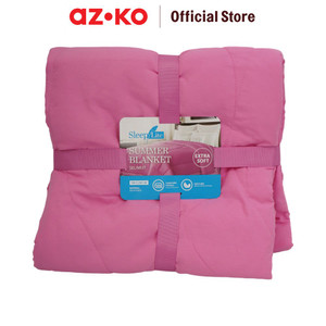 AZKO Sleeplite 150X200 cm Selimut Microfiber Summer Solid - Pink Flamingo Blanket Polos Kain Penghangat Tubuh Aksesoris Tempat Tidur Bedroom Accessories Perlengkapan Kamar Tidur