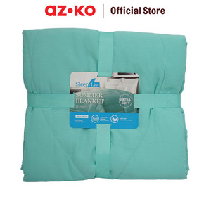AZKO Sleeplite 150X200 cm Selimut Microfiber Summer Solid - Hijau Jungle Blanket Motif Kain Penghangat Tubuh Aksesoris Tempat Tidur Bedroom Accessories Perlengkapan Kamar Tidur