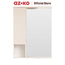 AZKO Fosa 60 cm New Sunny Kabinet Kamar Mandi Dengan Cermin Pvc Organizer Serbaguna Bathroom Cabinet Aksesoris Kamar Mandi Kompartemen Penyimpanan Alat Mandi