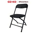 AZKO New Storm Alex Kursi Lipat Big - Hitam Multifunctional Foldable Chair Tempat Duduk Serbaguna Kursi Acara Cafe House Furniture