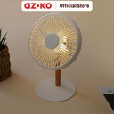 AZKO Ataru Kipas Angin Meja Rechargeable Dengan Led Light Wooden - Putih Kids Baseball Cap Aksesoris Kepala Kid Hat Topi Anak Anak Lucu Kacamata Hitam Eyewear Aksesoris Fashion Anak