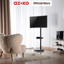 AZKO Krisbow 17-43 Inci Bracket Tv Standing Slim Portable Fixture Television Penyangga Televisi Breket Stand Tv Braket Tv - Hitam