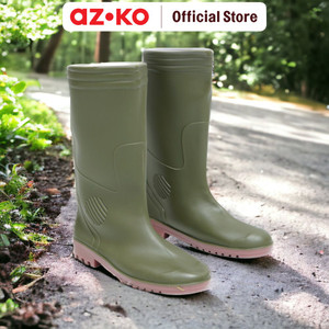 AZKO Krisbow Sepatu Boots Pengaman Srsb5K3L Safety Shoes Pengaman Kaki Perlengkapan Industri Peralatan Keamanan - Hijau, 43