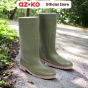 AZKO Krisbow Sepatu Boots Pengaman Srsb5K3L Safety Shoes Pengaman Kaki Perlengkapan Industri Peralatan Keamanan - Hijau, 43
