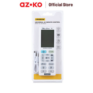 AZKO Krisbow Remote Control Ac Universal Rechargeable Remote Control Air Conditioner Remot Pengendali Ac Perlengkapan Elektronik Rumah Tangga