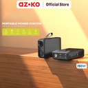 AZKO Powerlite Power Station Baterai Portabel 150 watt Tps150 Power Station Portable Battery Power Supply Darurat Perlengkapan Otomotif