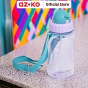 AZKO Kris Botol Minum Anak Flipstraw Dengan Tali Water Drinking Bottle Tempat Minum Anak-Anak Bpa Free Perlengkapan Minum Kids Tumbler - Ungu