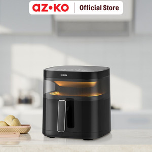 AZKO Kris 6 ltr Air Fryer - Hitam Alat Masak Goreng Pembuat Makanan Penggoreng Tanpa Minyak Elektronik Dapur