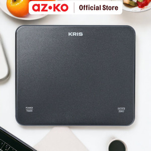AZKO Kris Timbangan Dapur Rechargeable Ck2153 - Hitam Kitchen Scale Alat Pengukur Berat Bahan Makanan Serbaguna Perlengkapan Dapur Peralatan Masak