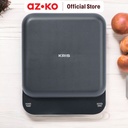 AZKO Kris Timbangan Dapur Rechargeable Mini - Hitam Kitchen Scale Alat Pengukur Berat Bahan Makanan Serbaguna Perlengkapan Dapur Peralatan Masak