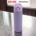 AZKO Kris 45 ml Latte Botol Vacuum Flask Tumbler Termos Minuman Tempat Air Minum Panas Water Bottle Food Grade Perlengkapan Minum - Hijau
