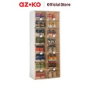 AZKO Stora Rak Sepatu Lipat Shoe Rack Organizer Sandal Sepatu Kabinet Alas Kaki Tempat Penyimpanan Sendal - 12 Tingkat