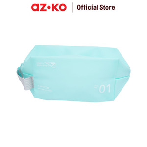 AZKO Passport Tas Organizer Toiletry Square Organizer Bag Set Perlengkapan Traveling Tas Serbaguna Toiletries Pouch - Biru Muda