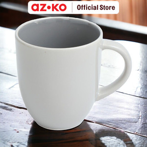 AZKO Delicia Mug Stoneware Dtone Gelas Dengan Handle Cup Wadah Minuman Perlengkapan Dapur Peralatan Minum - Ungu