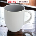 AZKO Delicia Mug Stoneware Dtone Gelas Dengan Handle Cup Wadah Minuman Perlengkapan Dapur Peralatan Minum - Ungu