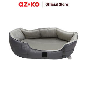 AZKO Paws N Tail Tempat Tidur Hewan Waterproof Oxford Pet Bed Kasur Hewan Peliharaan Alas Tidur Anjing Kucing Pet Accessories - Abu-abu
