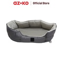 AZKO Paws N Tail Tempat Tidur Hewan Waterproof Oxford Pet Bed Kasur Hewan Peliharaan Alas Tidur Anjing Kucing Pet Accessories - Abu-abu