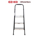AZKO Fixsteps 1.1 mtr Tangga Lipat Aluminium Basic 3 Step - Hitam Multifunction Household Ladder Peralatan Rumah Tangga Tangga Buka Tutup Foldable Ladder