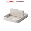 AZKO Stora Tempat Peralatan Masak Dengan Tutup Lipat Cooking Utensils Holder Tempat Simpan Spatula Sutil Serbaguna Lid Holder Perlengkapan Dapur