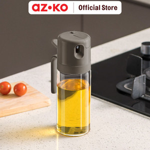 AZKO Kris 550 ml Botol Minyak P2 Oil Bottle Dispenser Wadah Minyak Kaca Dengan Handle Perlengkapan Dapur