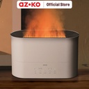 AZKO Kris 2 ltr Humidifier Flame - Hitam/Putih Alat Pengatur Kelembapan Udara Mesin Penyerap Kelembaban Elektronik Rumah Tangga