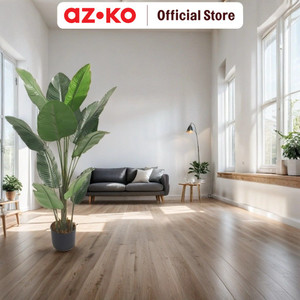 AZKO Arthome 120 cm Tanaman Artifisial Traveller Banana Dengan Pot Tumbuhan Tanaman Buatan Dekorasi Plant Sintetis Pajangan Rumah Serbaguna Hiasan Properti Foto