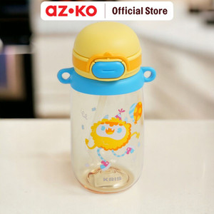 AZKO Kris Monza Botol Minum Anak Water Drinking Bottle Tempat Minum Anak-Anak Bpa Free Perlengkapan Minum Kids Tumbler - Ungu