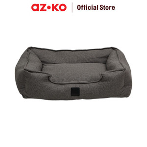 AZKO Paws N Tail Tempat Tidur Hewan Linen Pet Bed Kasur Hewan Peliharaan Alas Tidur Anjing Kucing Pet Accessories - Abu-abu