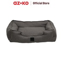 AZKO Paws N Tail Tempat Tidur Hewan Linen Pet Bed Kasur Hewan Peliharaan Alas Tidur Anjing Kucing Pet Accessories - Abu-abu