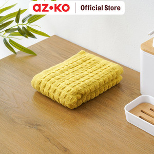 AZKO Forhom Handuk Olahraga Waffle Sports Towel Cotton Anduk Leher Serbaguna Handuk Kecil Travel - Biru