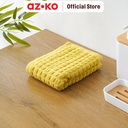 AZKO Forhom Handuk Olahraga Waffle Sports Towel Cotton Anduk Leher Serbaguna Handuk Kecil Travel - Biru
