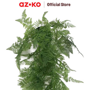 AZKO Arthome Tanaman Artifisial Garland Fern Tumbuhan Buatan Tanaman Merambat Artificial Dekorasi Plant Pajangan Rumah Serbaguna Hiasan Properti Foto - Fern-A Leaves