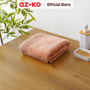 AZKO Forhom Handuk Mandi Wavy Bath Towel Handuk Dewasa Anduk Badan Perlengkapan Mandi - Abu-abu