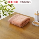 AZKO Forhom Handuk Mandi Wavy Bath Towel Handuk Dewasa Anduk Badan Perlengkapan Mandi - Abu-abu