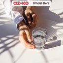 AZKO Fosa Triple Housing Filter Air - Biru/Clear Water Filter Filter Air Kran Wastafel Kamar Mandi Penyaring Air Peralatan Rumah Tangga - Triple Filter