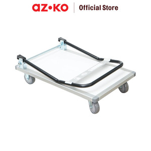 AZKO Krisbow Troli Barang Aluminium 300 Kg Trolley Roda Foldable Trolley Troli Barang Alat Pengangkut Barang Dengan Roda Wheels Cart Troli Kardus Box Perlengkapan Industri